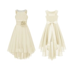 Blomst brudepike kjole Ivory - Guttogpike