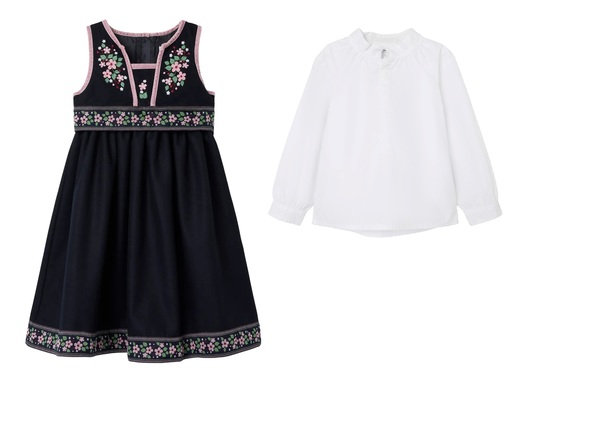 Festdrakt Name It Rosa 25 hvit skjorte - Name It