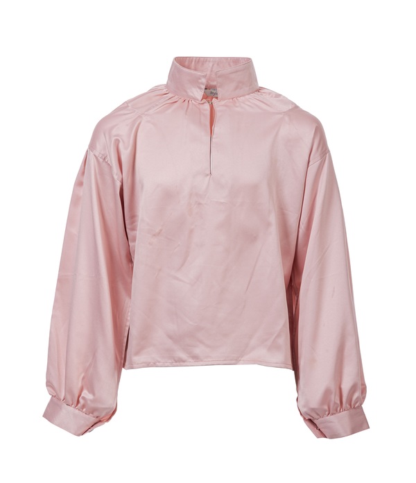 Lise silke bluse   rosa - Salto