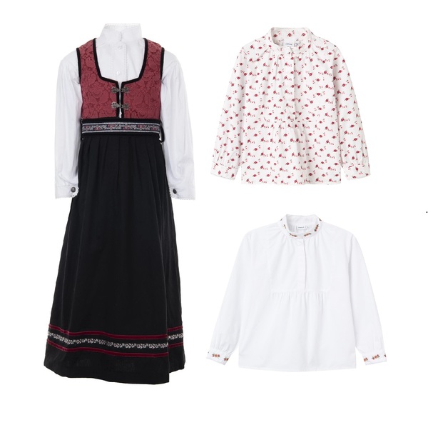 Rød Oline valgfri skjorte Hel Blomstret - Salto