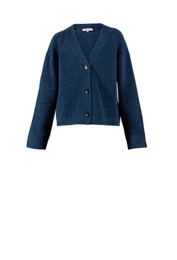 Blue Frankie Knit Cardigan  - Blue Sportswear