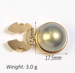 Button Cover Se bilde 29 grey - Button Cover