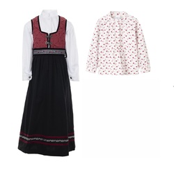 Rød Oline valgfri skjorte Hel Blomstret - Salto