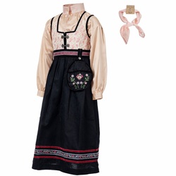 Oline Festdrakt Komplett pakke Flower Champanje skjorte - Salto