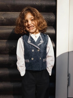 Festdrakt Gutt Blå vest Blå - Name It