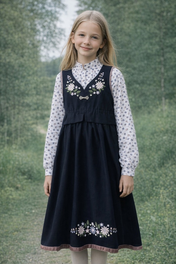 Festdrakt 6-14 år  Blomstret bluse - Name It