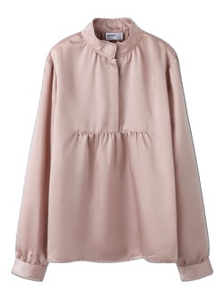 Oline Flower med Name It silke bluse Rosa NI skjorte - Salto