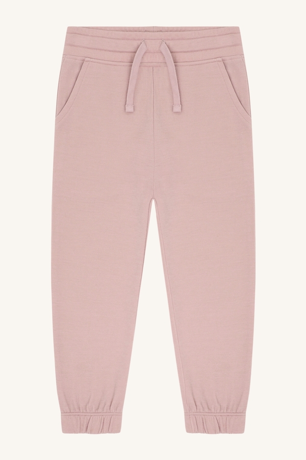 Joggebukse Ull/bambus Rosa - Hust & Claire