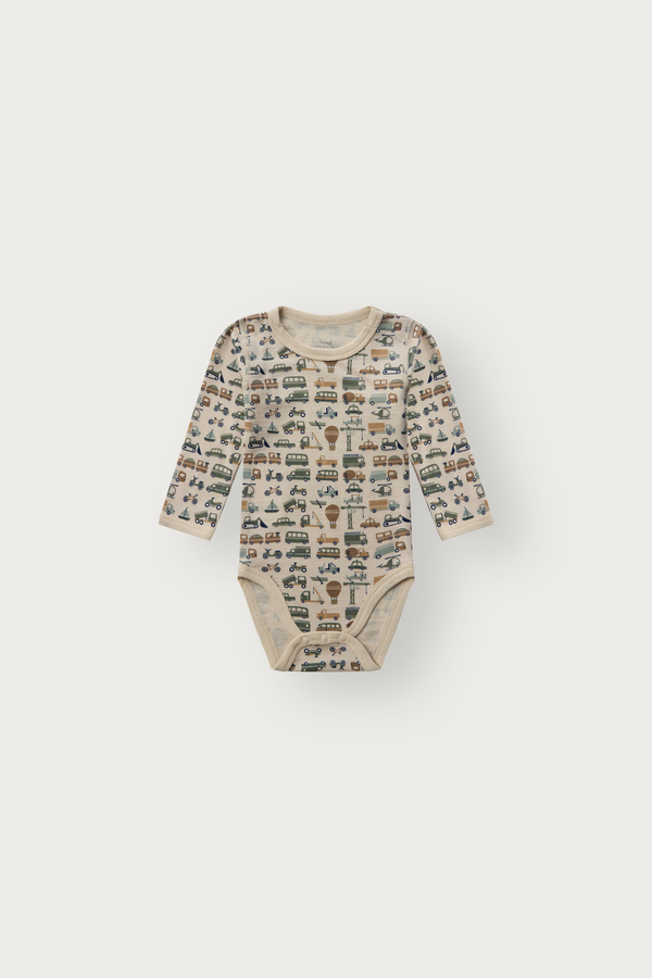 Body ULL med bambus innside Body Beige bil - Hust & Claire