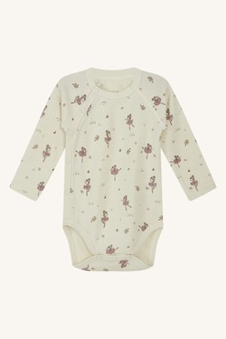 ULL med bambus innside Body offwhite balerina - Hust & Claire