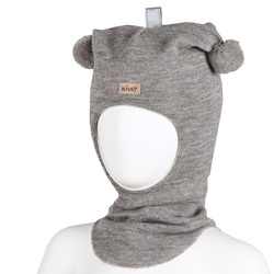 Balaclava ULL m/vindstopp KIVAT  brun - Kivat